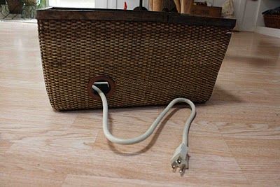 charging basket...or could be used to camouflage power strips Organisation, Hide Router, Electronic Charging Station, Hide Cable Box, Pallet Tv, Hide Cords, Hide Cables, Family Command Center, Organizing Wires