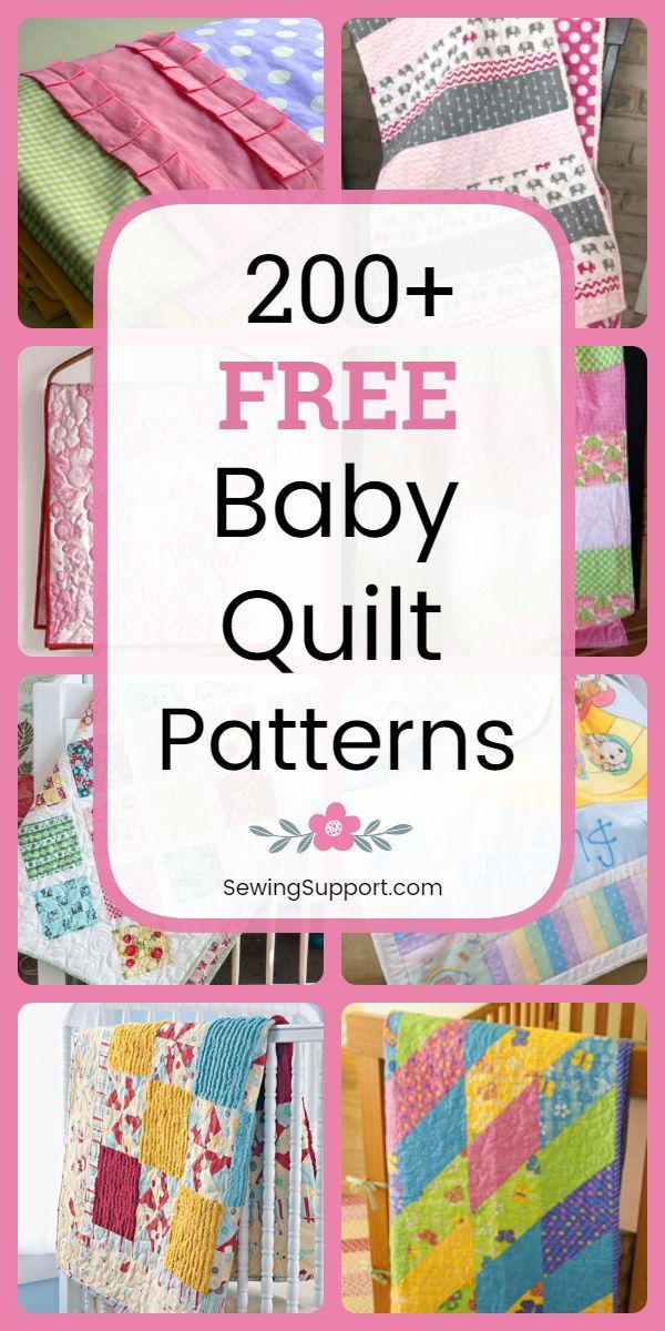 baby quilt patterns with the title, 200 + free baby quilt patterns