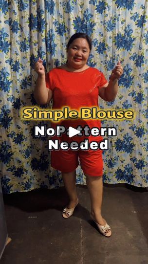 Buenaventura, Sewing Projects, Sewing, Blouse Designs, Simple Blouse, Blouse Styles, Sewing Hacks, Cooking Recipes, Audio