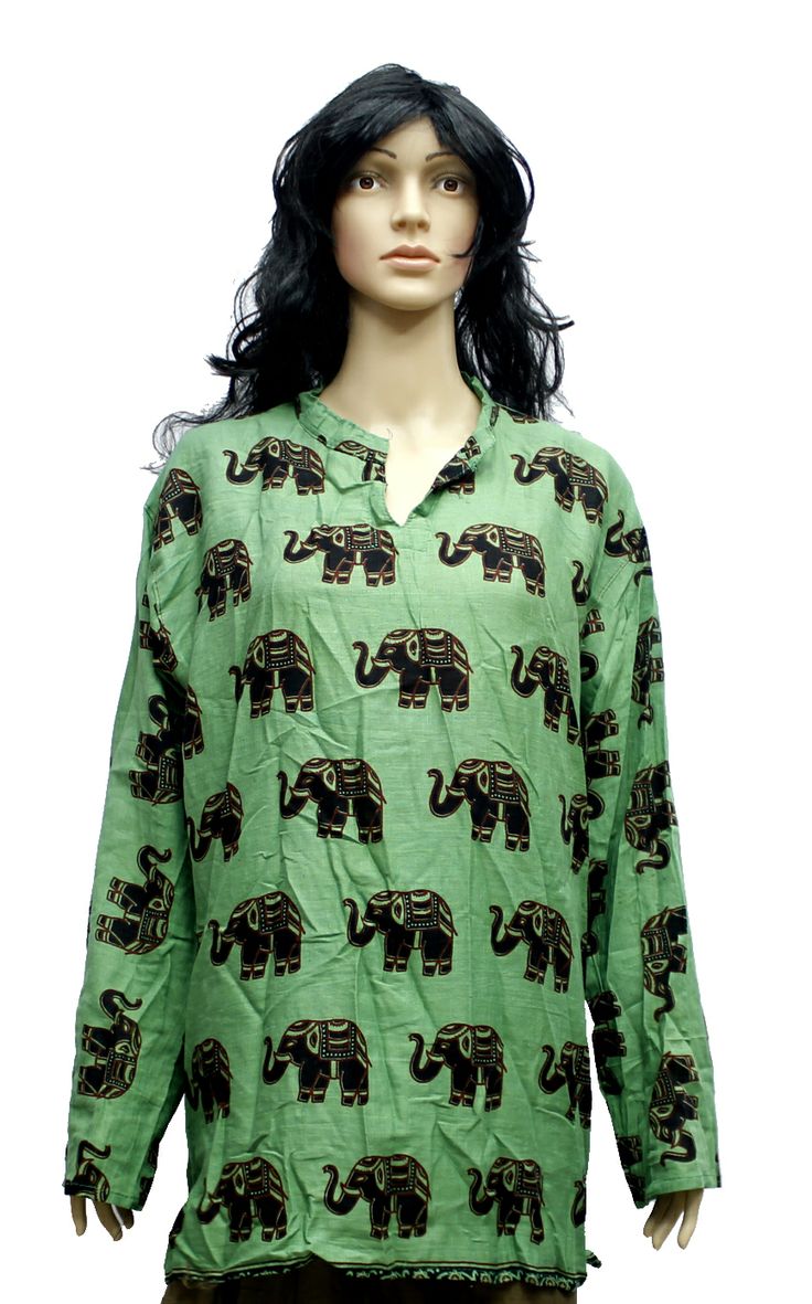 (sku no:kurti_8) Ethnic Indian Elephant Design Cotton Casual Unisex Print Kurti Tunic Size Large (L): Everything Else.please visit www.krishnamartindia.com Printed Kurti Designs, Kurti Design, Indian Elephant, Printed Kurti, Elephant Design, Elephant Print, Kurti Designs, Tunics, Batik