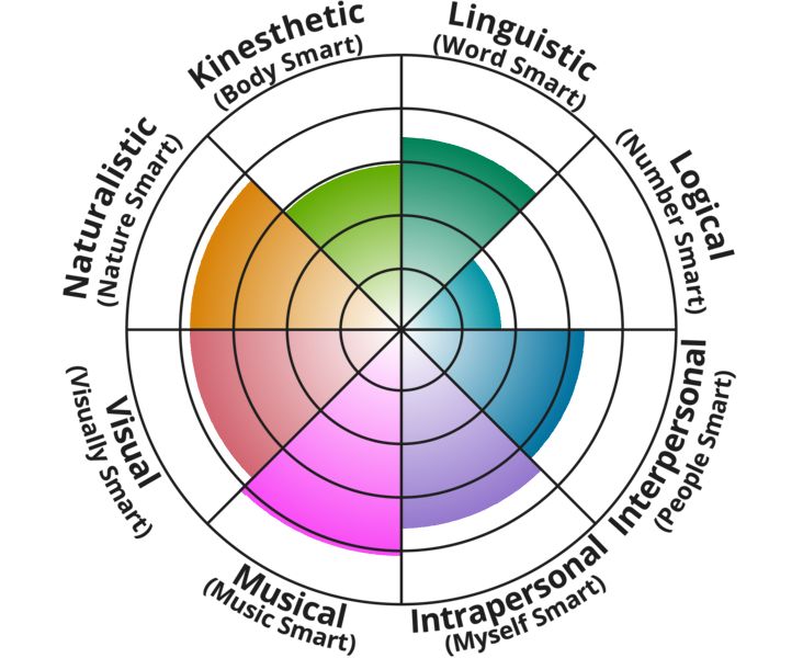 Intelligence Quizzes, Personality Types Test, Howard Gardner, Spatial Analysis, Types Of Intelligence, Test For Kids, Mbti Test, Throbbing Headache, Foreign Words