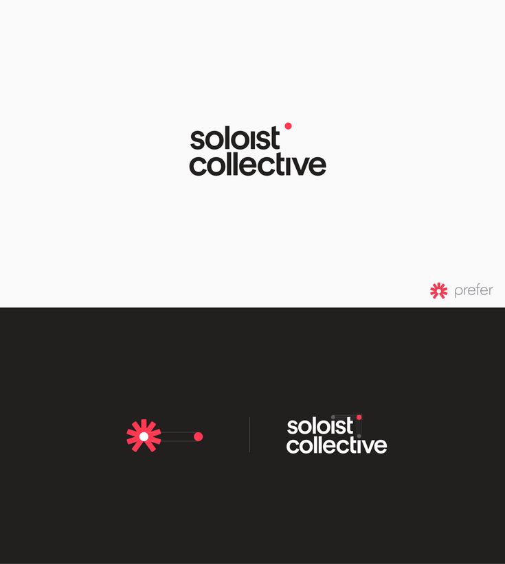 the logo for soleist collective, which has been designed to look like an abstract flower