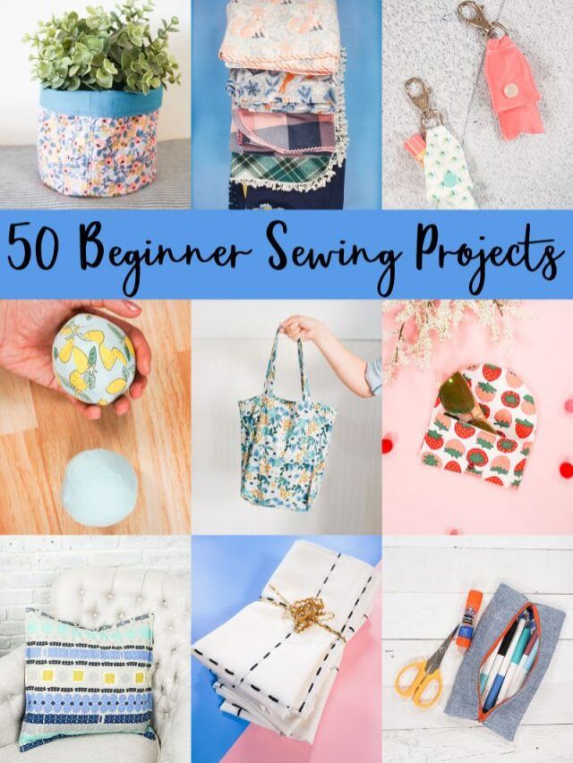 the top ten sewing projects for beginners