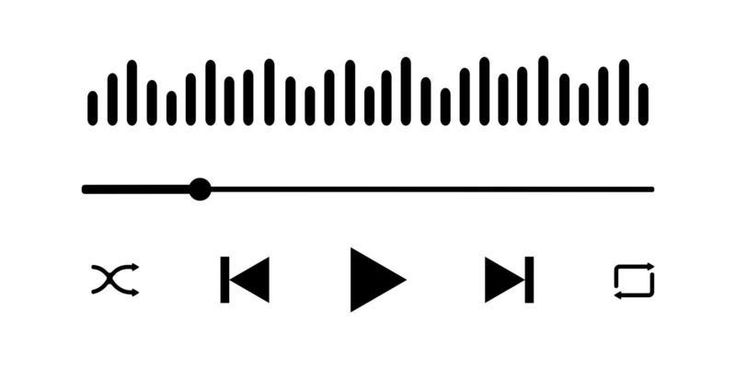 an equalizer and sound waves are shown in this icon set, which includes two equals