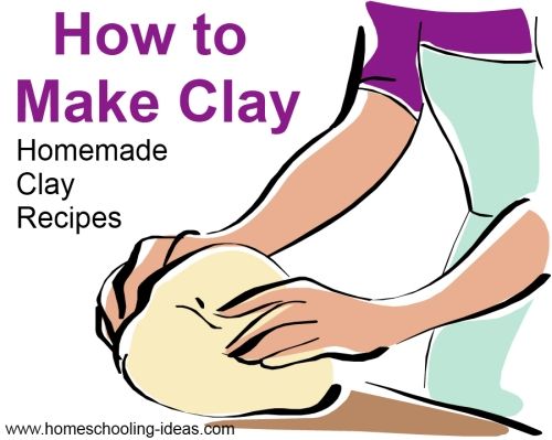 how to make clay homemade clay recipes