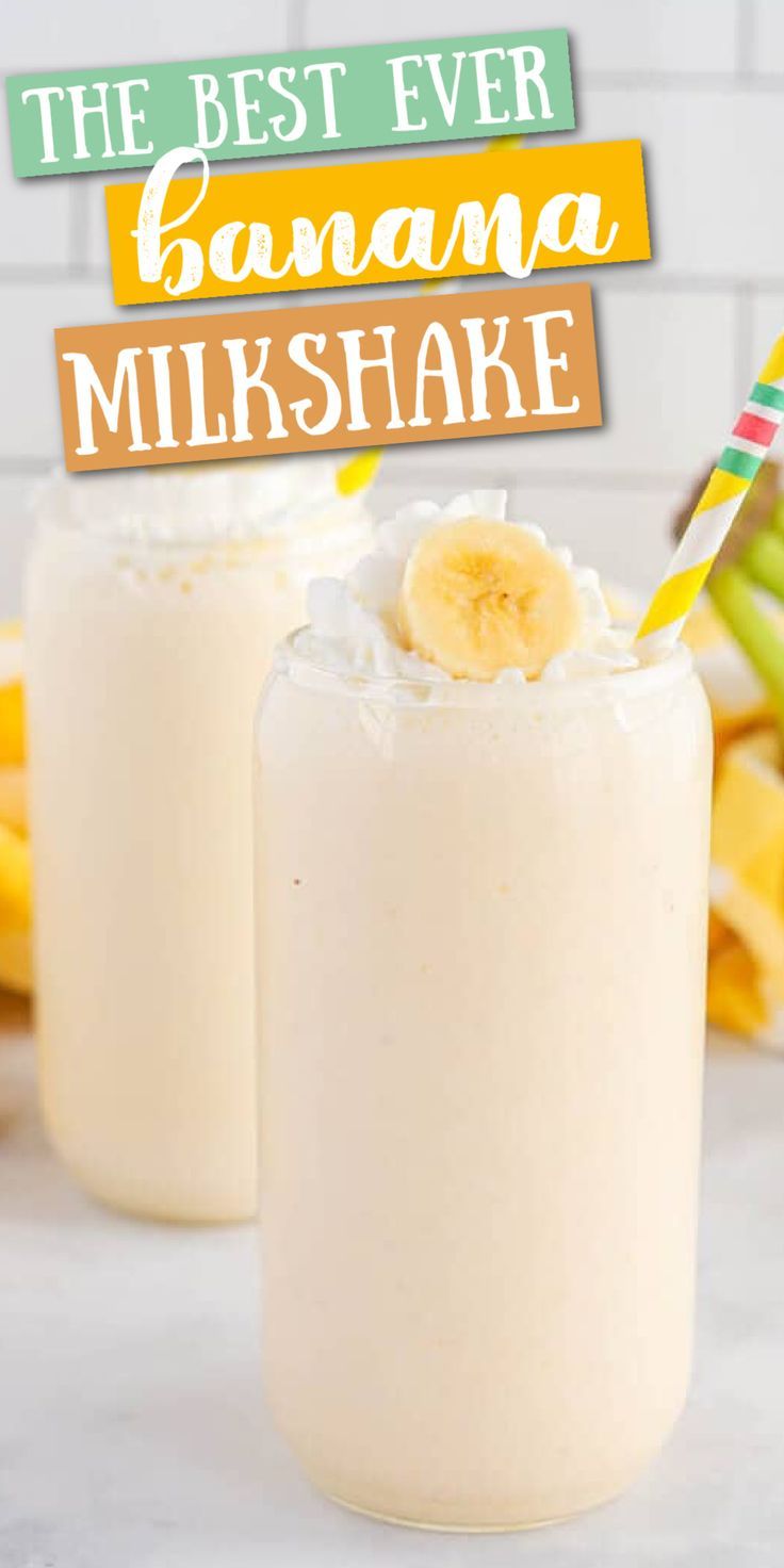 the best ever banana milkshake recipe