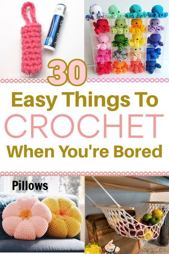 crochet projects that are easy and fun to do with the kids or adults