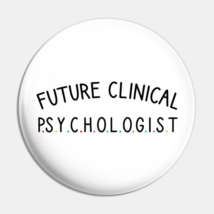 a white button with the words'future clinic psychologist '