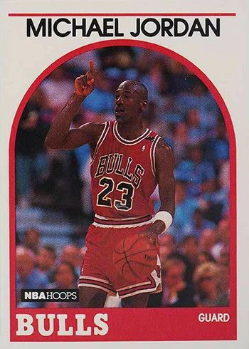 michael jordan basketball card from the chicago bulls