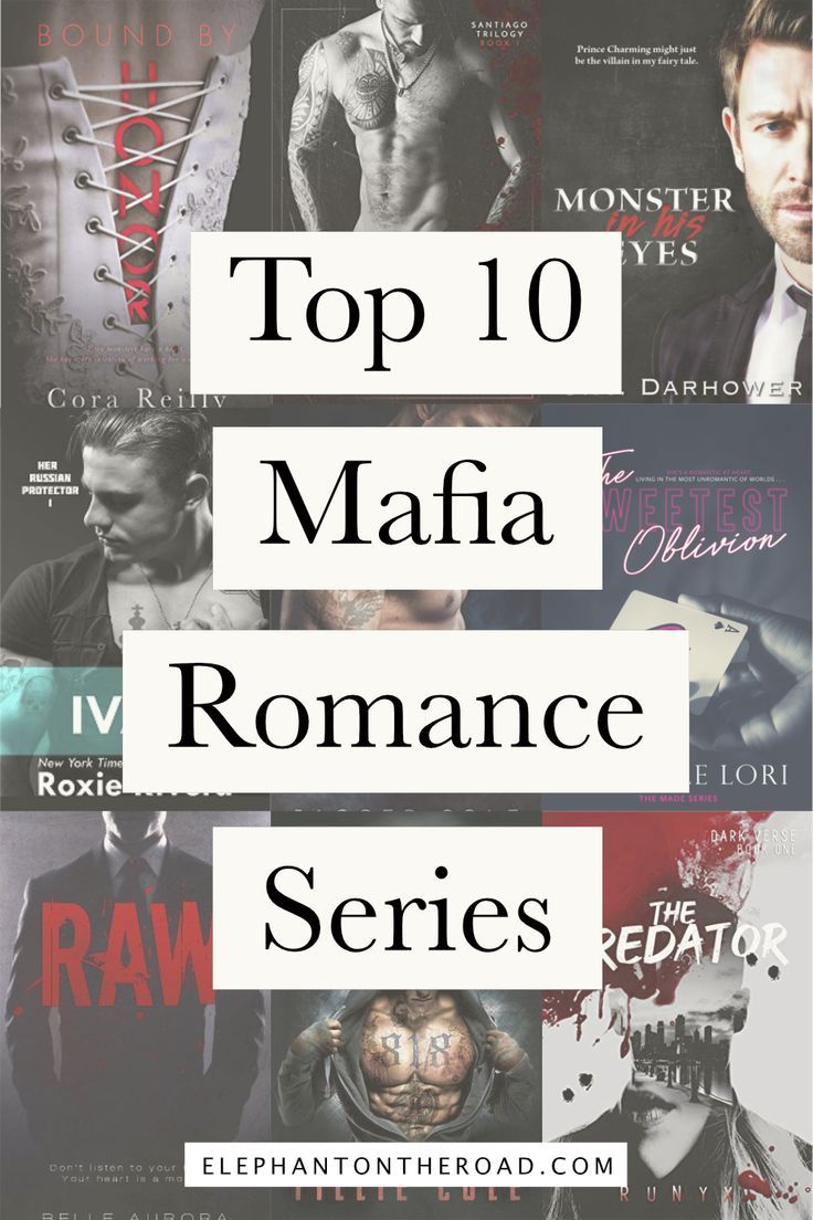 the top 10 maca romance novels in one place, with text overlaying them