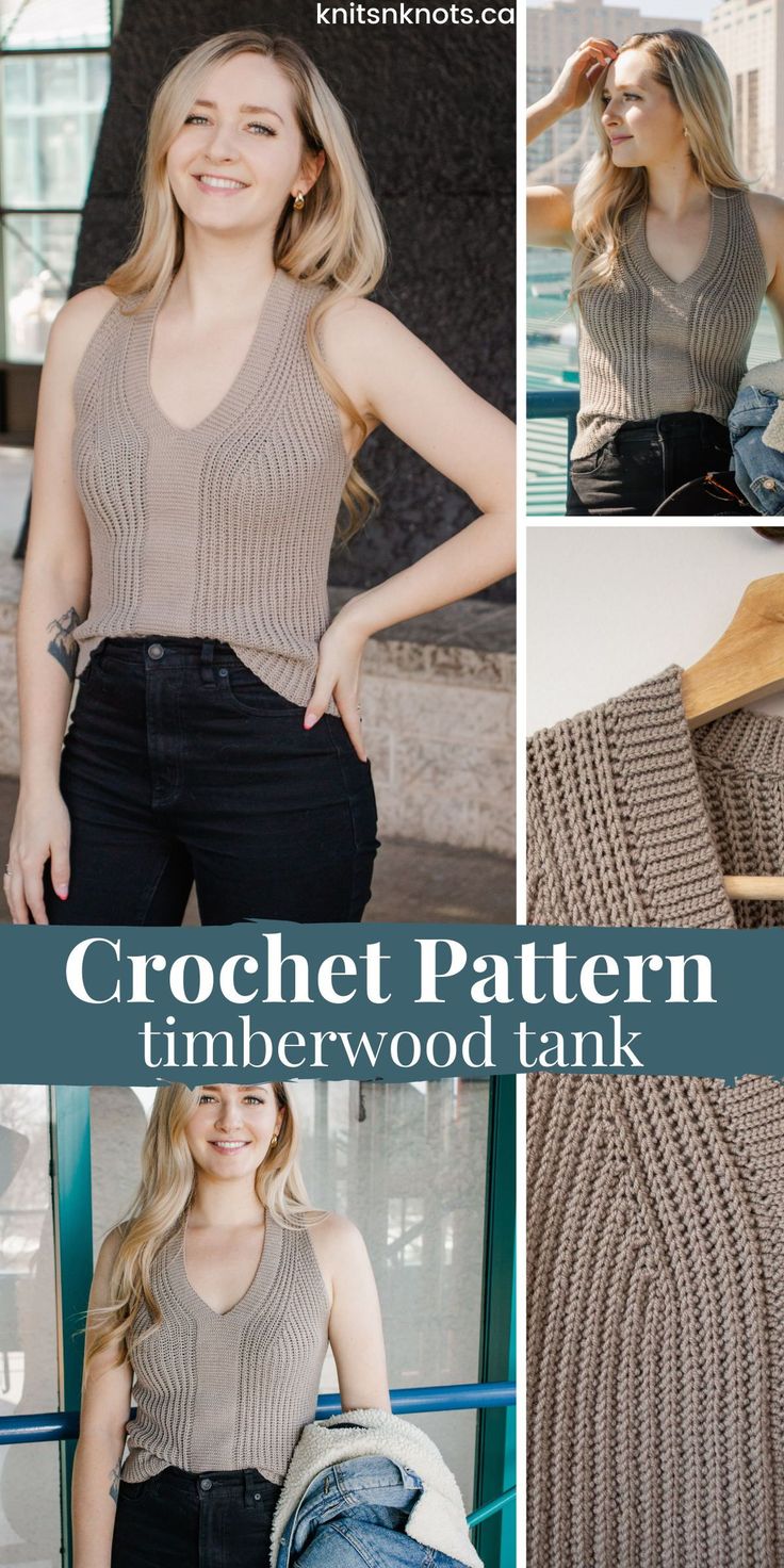 crochet pattern timberwood tank top