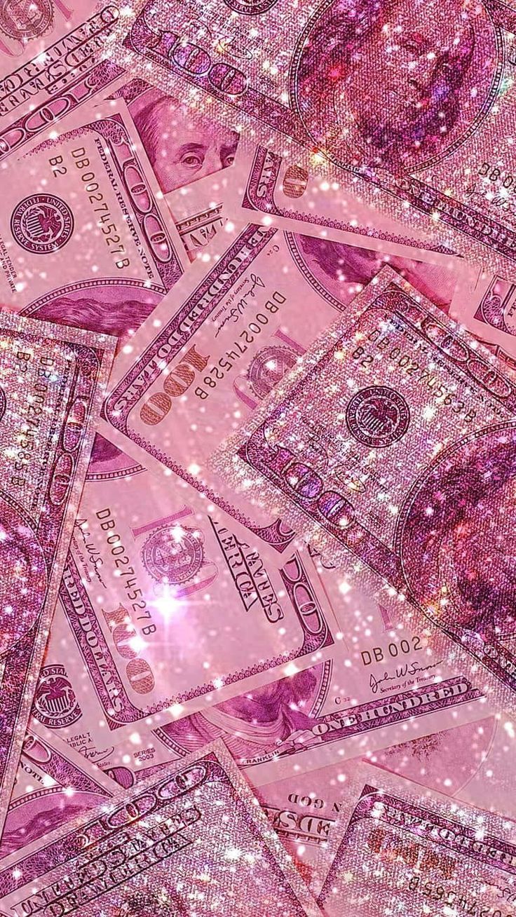 Hey my Beauties, this is an inspo page for my baddies i will be posting find daily and weekly so stay tuned.... Girly Wallpaper Iphone Rose Gold, Pink Money Wallpaper, Pink Asthetics Wallpaper, Wallpaper Money, Sparkly Iphone Wallpaper, Pink Walpaper, Pink And Gold Wallpaper, Pink Money, Money Wallpaper