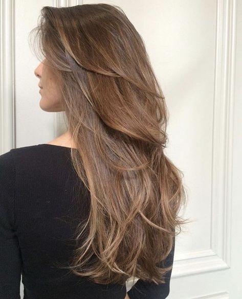 Long Layered Hair, Brown Hair Inspo, Hairstyles For Layered Hair, Brown Hair Balayage, Haircuts Straight Hair, Haircuts For Long Hair, Hair Inspo Color, 가을 패션, Long Hair Cuts