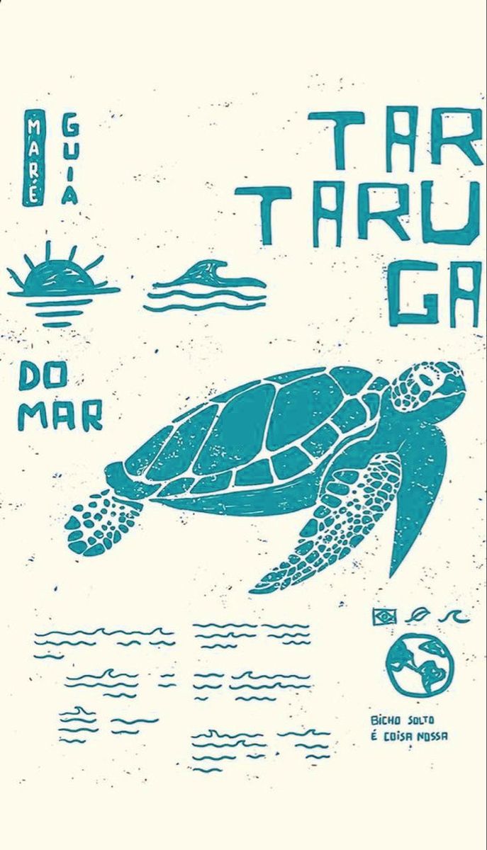 a poster with an image of a turtle and the words taro taro ga on it