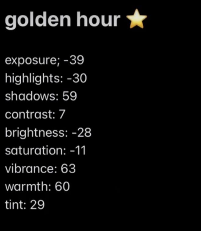 the golden hour clock is displayed in this screenshot