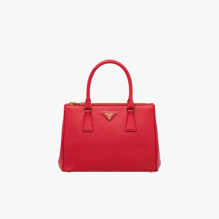 Women’s Top Handles | Prada Prada Galleria Bag, Prada Gifts, Galleria Vittorio Emanuele Ii, Bag Prada, Bag Stand, Formal Shoes For Men, Fiery Red, Leather Keychain, Leather Belts