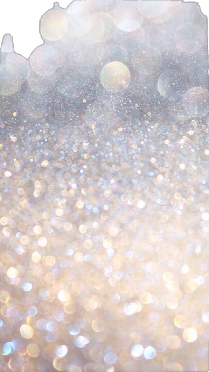 Wallpapers, Iphone, Glitter, Silver Glitter, Circles, Silver, Gold, White