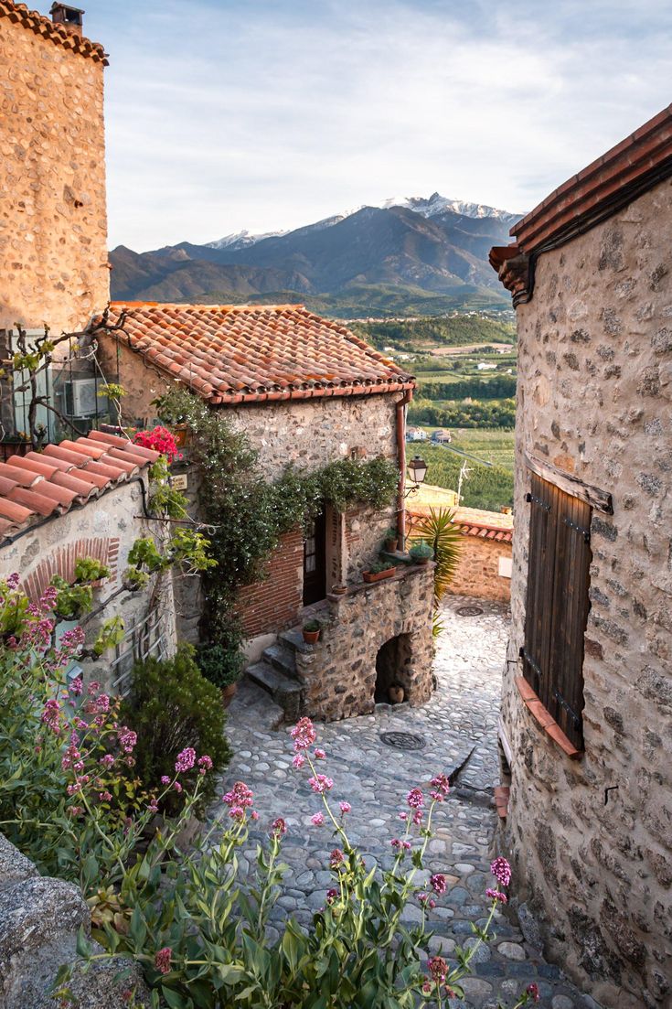 Auvergne, French Countryside Landscape, French Landscape Photography, French Village Aesthetic, French Mountains, French Winery, France Countryside, French Pyrenees, France Village