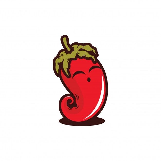 Cartoon Chili Pepper, Chilli Illustration Art, Chilli Pepper Illustration, Chili Pepper Illustration, Chilli Pepper Drawing, Chilli Logo Design, Chili Pepper Drawing, Chili Drawing, Chilli Illustration