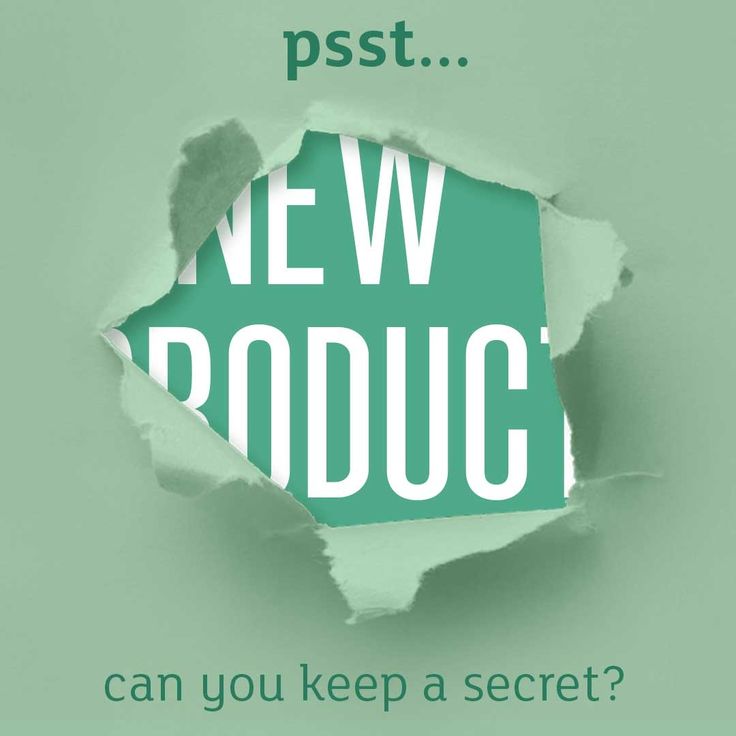 a torn piece of paper with the words new product can you keep a secret?