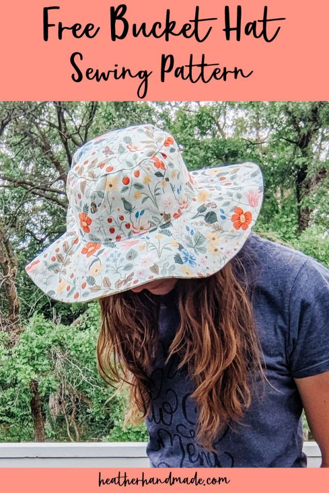 Patchwork, Sun Bonnet Pattern Free, Wide Brim Sun Hat Pattern, Dog Hat Pattern Sewing, Garden Sewing Projects, Diy Sunhat, How To Make A Bucket Hat, Bucket Hat Sewing Pattern, Bucket Hat Sewing