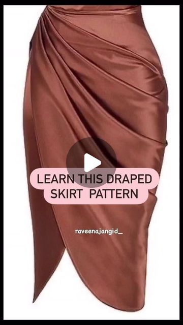 a skirt with the words learn this pleaed skirt pattern on it's side