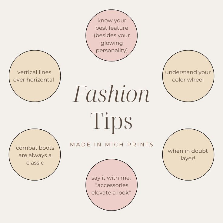 the words fashion tips in different colors and sizes are shown on top of each other