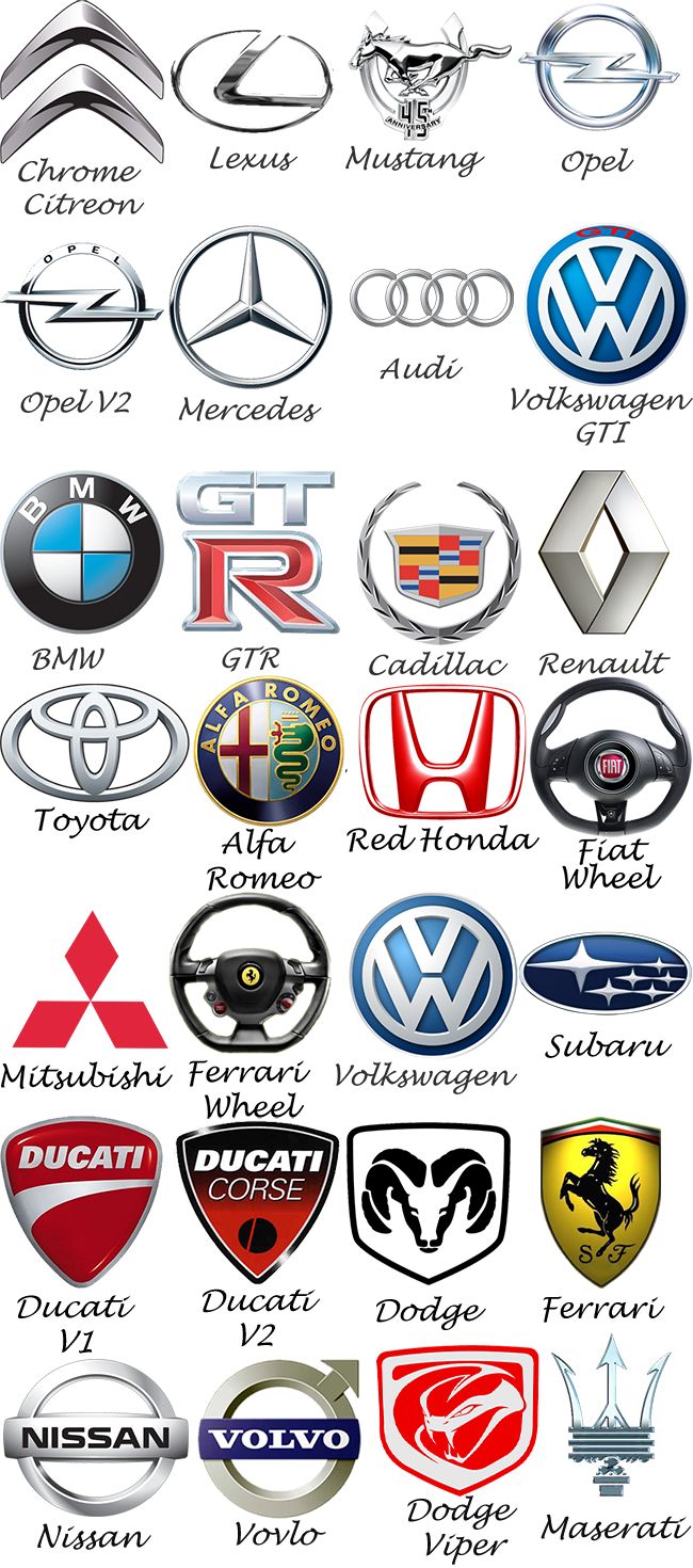 many different types of logos are shown in this image, and there is no image to describe