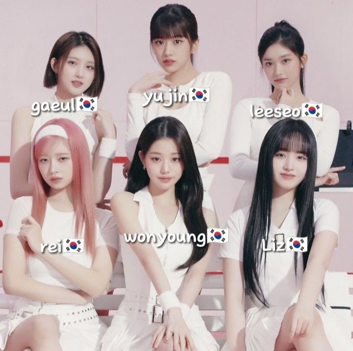 Ive Members With Names, Lessafirm Members Name, Ive All Members, Ive Members Name, Gidle Members Name, Ive Group Photo With Names, Itzy Members Names, Kpop Members Names, Ive Logo