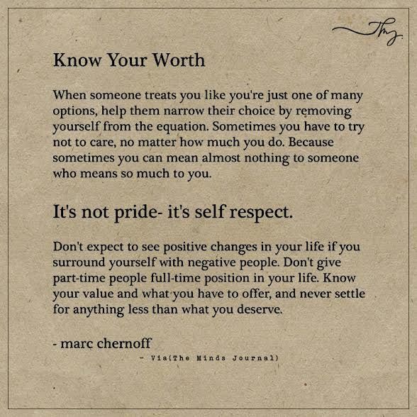 a piece of paper with some type of text on it that says, know your worth