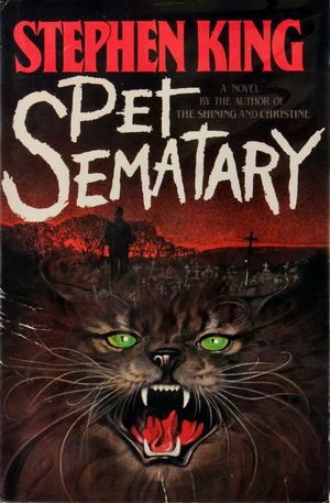 a book cover with an image of a cat's face and fangs on it