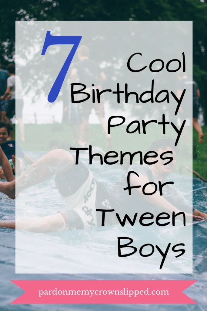 Looking for ideas for your son's next birthday party? Check out these tween birthday party themes perfect for boys #birthday #tweenboy #olderboys #birthdaypartythemes #boybirthdaypartyideas Birthday Party Ideas 10 Boy, 12 Birthday Ideas Boy, 12 Yo Birthday Party Ideas, Birthday 10 Boy, 15 Boy Birthday Ideas, Boy 11th Birthday Party Ideas, Ten Year Old Boy Birthday Party Ideas, 10 Yr Birthday Party Ideas Boy, 12 Year Boy Birthday Party Ideas