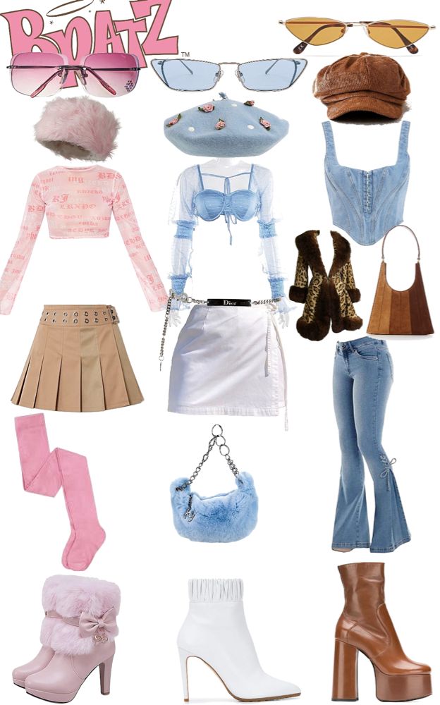 Bratz Outfit Ideas, 2000s Outfit, 2000s Fashion Trends, Bratz Inspired Outfits, 2000s Outfits, 2000s Fashion Outfits, Y2k Outfits, Outfit Maker, Outfit Shoplook