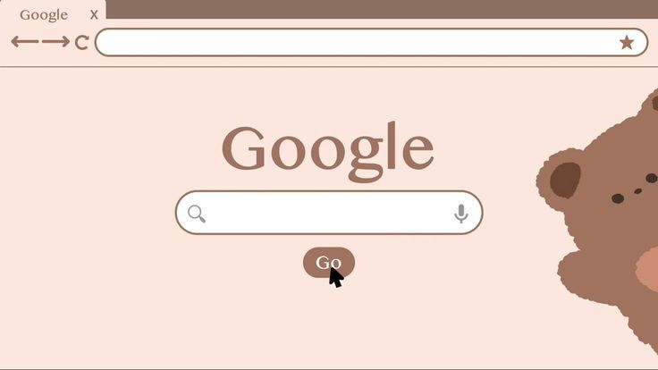 a brown teddy bear sitting on top of a computer screen with the google logo above it