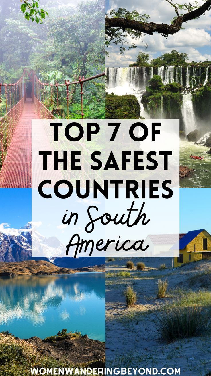 the best countries in south america with text overlay