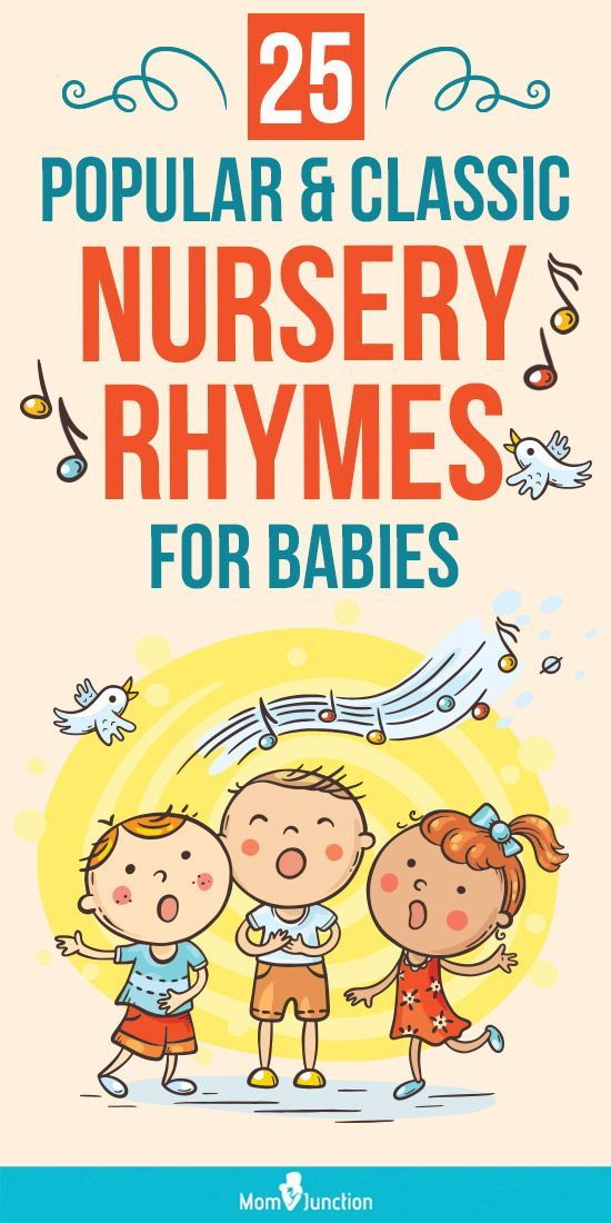 the book cover for 25 popular and classic nursery rhymes for babies, featuring two children