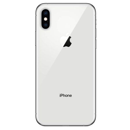 the iphone xr is shown in white