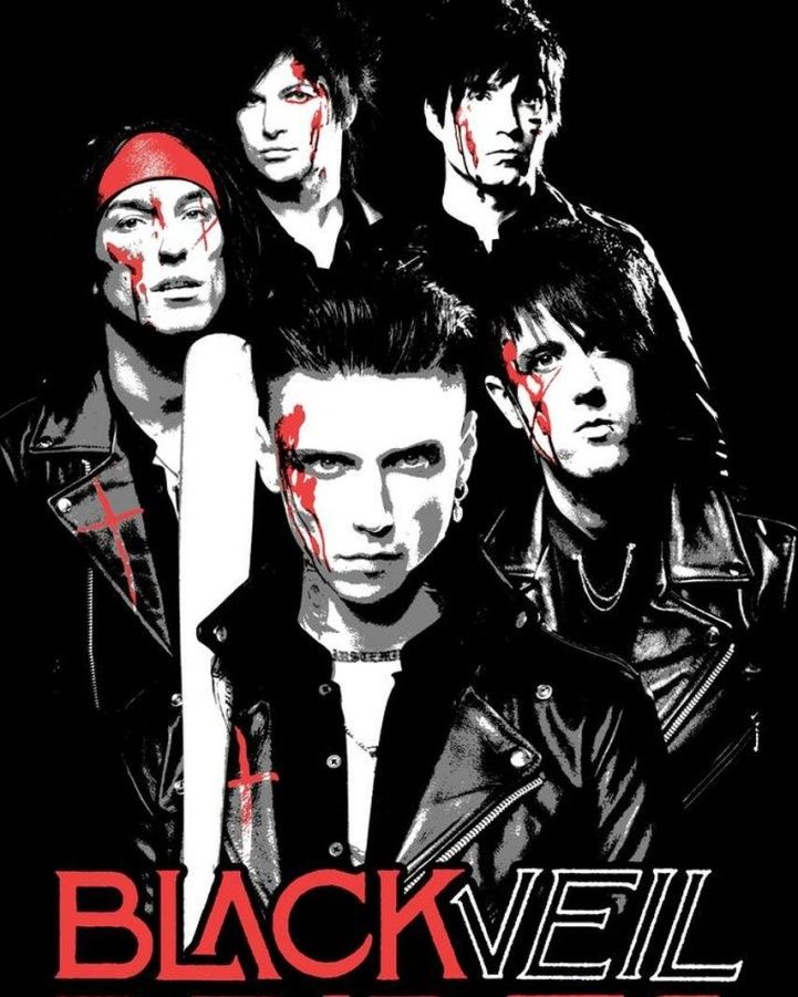 the poster for black veil brides