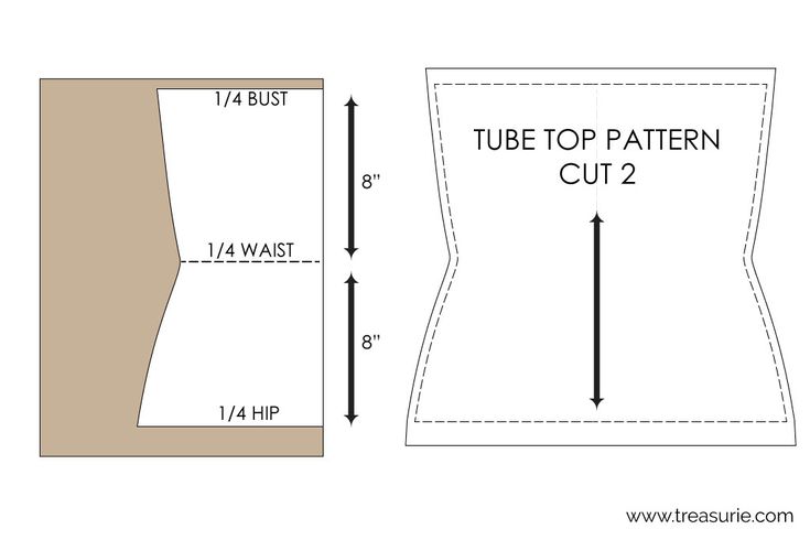 the top pattern cut out for sewing