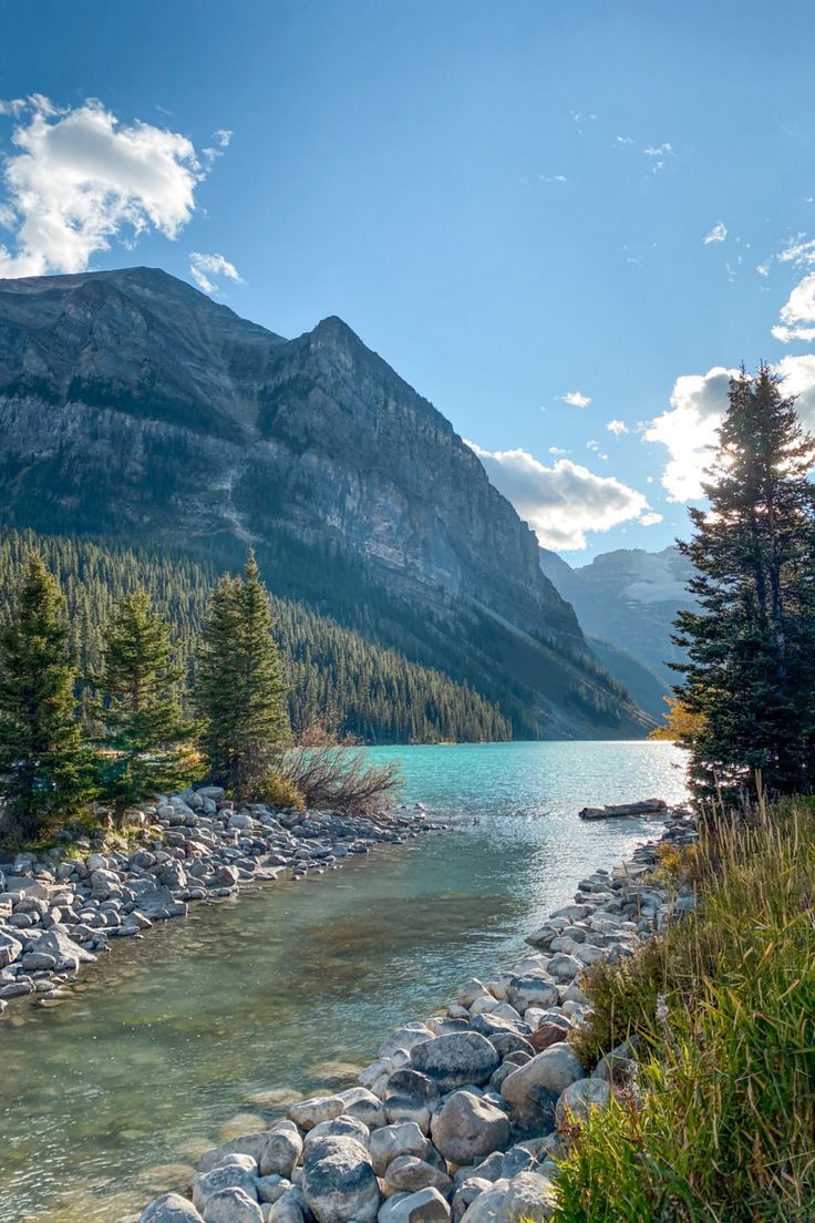 Lake Louise, Alberta, Canada Canada Beautiful Places Nature, Mont Blanc, Canada Alberta Calgary, Canada Aesthetic Calgary, Canada Calgary Aesthetic, Canada Trip Aesthetic, Canada Nature Aesthetic, Calgary Canada Aesthetic, Bamf Canada