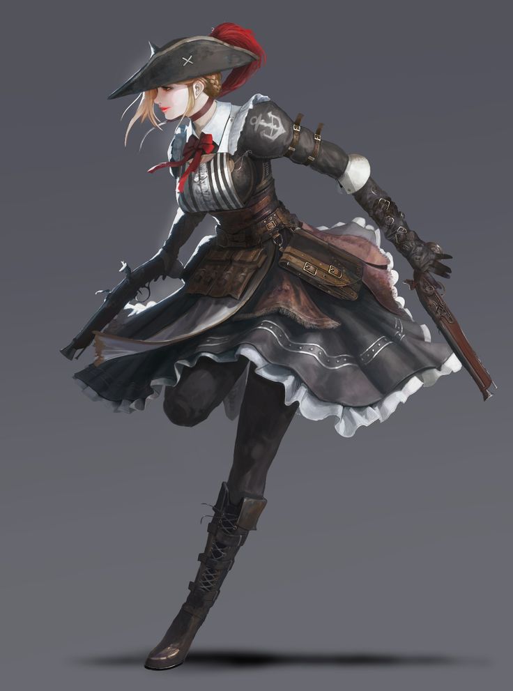 Poppy Outfit, Anime Pirate, Steampunk Pirate, Arte Steampunk, Pirate Outfit, Pirate Art, Female Character Concept, Pirate Woman, Modern Fantasy