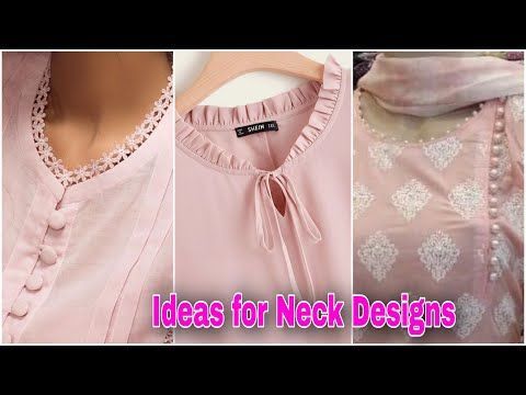 Unique Neckline Designs New Gala Design For Kurti, Gala Design For Kurti, Unique Neckline Designs, Gale Ka Design, Gale Ke Design, New Look Dress Patterns, Unique Neck Design, New Neck Design, Short Kurti Designs