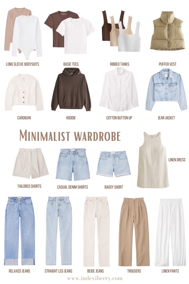 Minimal Style Outfits, Chic Capsule Wardrobe, Minimalist Wardrobe Capsule, Capsule Wardrobe Casual, Capsule Wardrobe Women, Fashion Capsule Wardrobe, Quick Outfits, Everyday Fashion Outfits, Casual Day Outfits