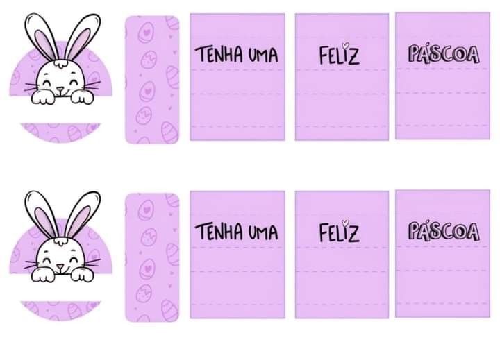 an easter card with bunny ears and the words'feliz'in spanish