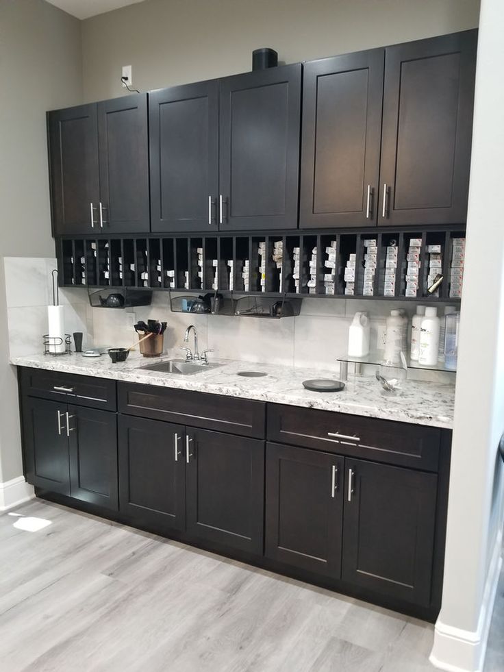 the kitchen is clean and ready for us to use in its new owner's home