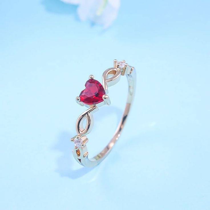 Rose gold Heart Ring, Ruby Heart ring, 14k Gold Heart ring, Dainty ring, Vintage Heart Ring, Gift for her, Valentine's day gift, Promise ring ❣Ring Detail❣ ❤️Gemstone : Natural Ruby ❤️Metal : 925 Sterling Silver ❤️Finish : 14k Yellow gold plated, 14k Rose gold plated and 925 Sterling silver ❤️Material : Silver, Gemstone ❤️Shape : Heart ❤️Size : 6mm ❣Made To Order❣ ❣Contact Us❣ ❤️Please Feel Free to contact us 24*7 to discuss for any order❤️ ❤️❤️Thank you❤️❤️ Cute Finger Rings, Cute Promise Rings, Romantic Birthday Gifts, Romantic Rings, Simple Heart, Zierlicher Ring, Rhinestone Ring, Birthday Gifts For Girlfriend, Finger Rings