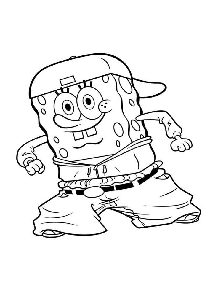 spongebob coloring pages for kids