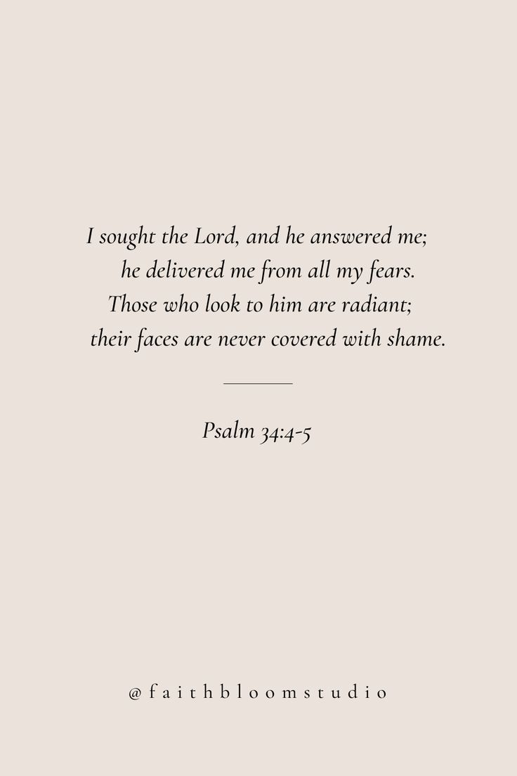 Bible Verse About, Psalm 34:4-5 Wallpaper, Scriptures On Purity, Bible Verses For New Christians, The Best Bible Verses Life, Psalm 34:4 Wallpaper, Psalms 34:4, Psalm 34:4-5, Bible Verse Captions For Instagram