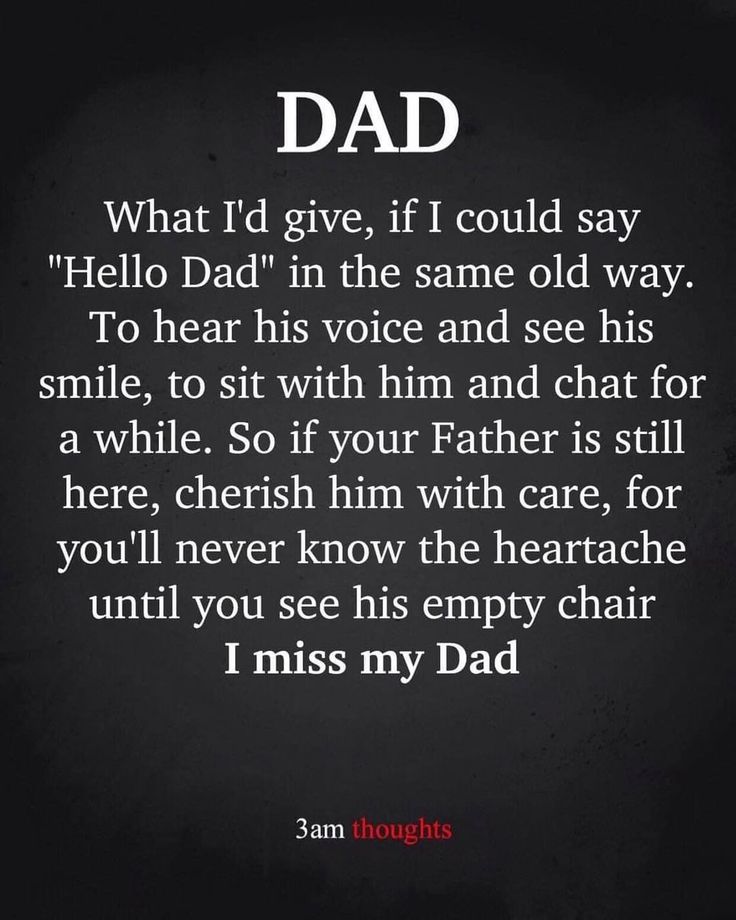 a poem that reads, dad what i give if i could say hello dad in the same