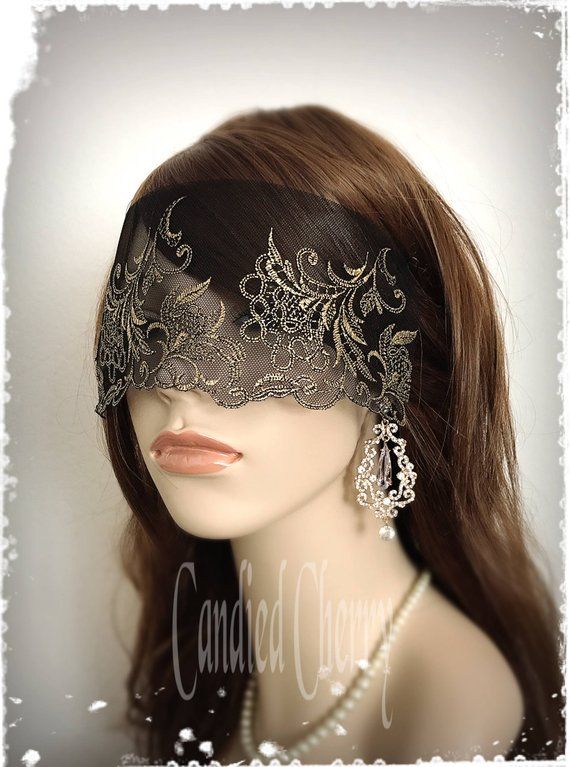 Black Gold Lace Mask Veil-Mysterious Masquerade Ball Versailles Party Halloween Mardi Gras Eye Mask- Versailles Party, Masquerade Mask Full Face, Lace Blindfold, Masquerade Mask Black, Black Masquerade Mask, Masked Ball, Lace Mask, Black Gold Jewelry, Victorian Flowers